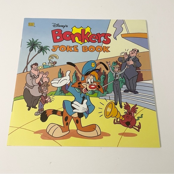 Vintage 1997 Disney Bonkers Joke Book Golden Books - Picture 9 of 10